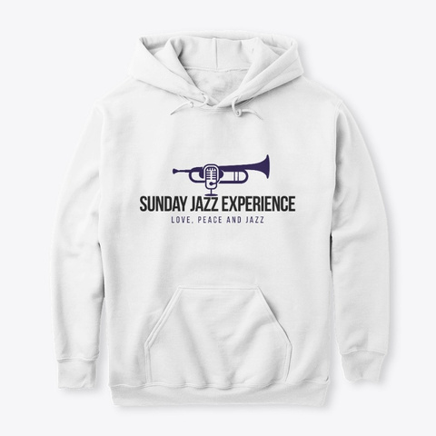 Sunday Jazz Experience  White T-Shirt Front