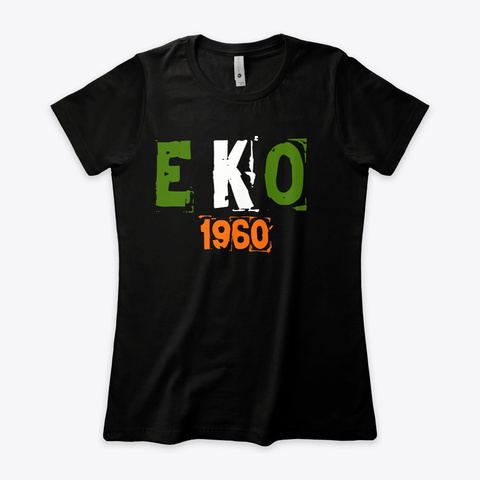 Eko 1960 Black T-Shirt Front