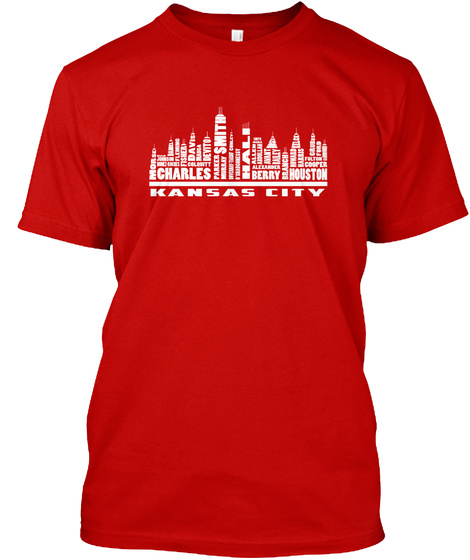 Charles Berry Houston Kansas City Classic Red T-Shirt Front