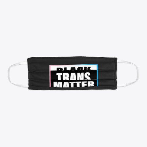 Black Trans Lives Matter Black T-Shirt Flat