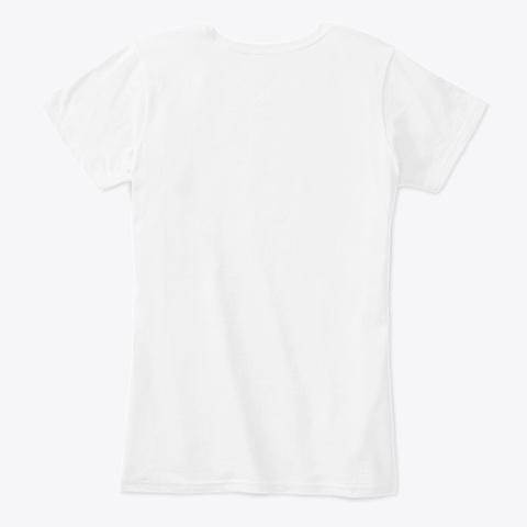 Mostly Naughty White T-Shirt Back