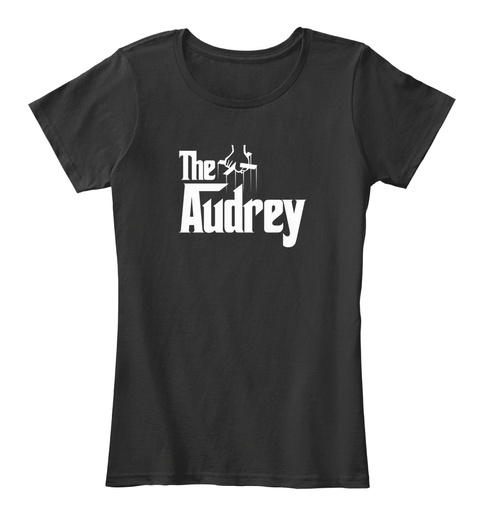 Audrey The Family Tee Black T-Shirt Front