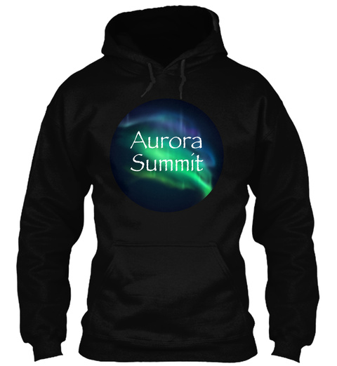 Aurora Summit Black T-Shirt Front