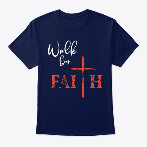 Faith Navy T-Shirt Front