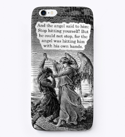 Stop Hitting Yourself Phone Case Standard T-Shirt Front