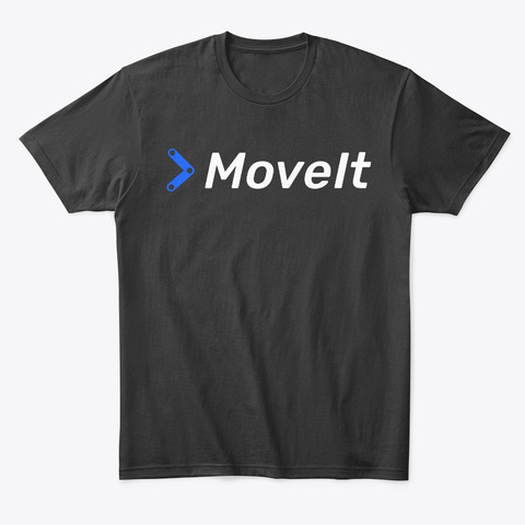 Move It Tee / Hoodie Black T-Shirt Front