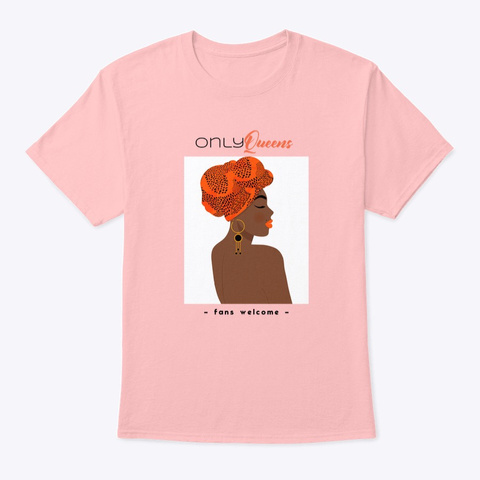Only Queens Pale Pink T-Shirt Front