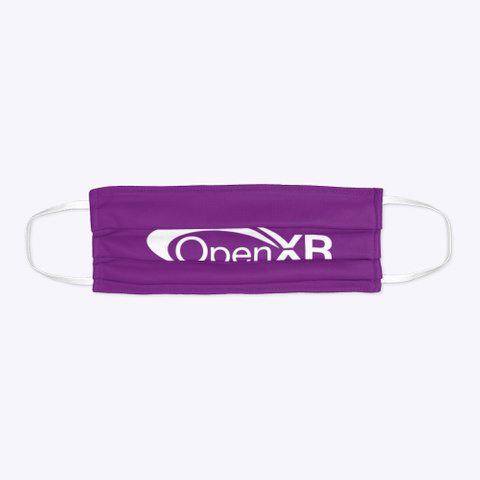 Khronos Open Xr™ Purple Logo Mask Standard T-Shirt Flat