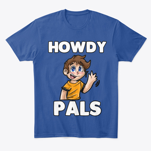 Setherson "Howdy Pals" Merch Deep Royal T-Shirt Front
