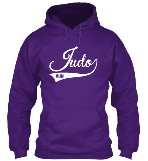Judo Mum Purple T-Shirt Front