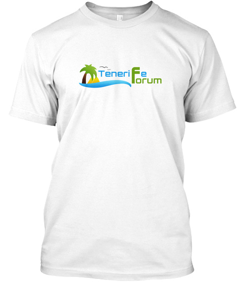 Tenerife Forum White T-Shirt Front