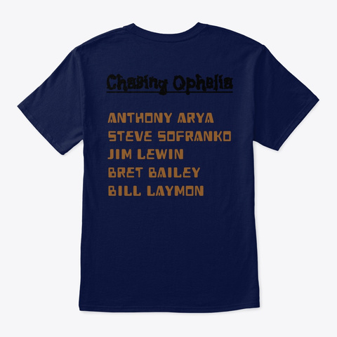 T Shirt: Chasing Ophelia Navy T-Shirt Back