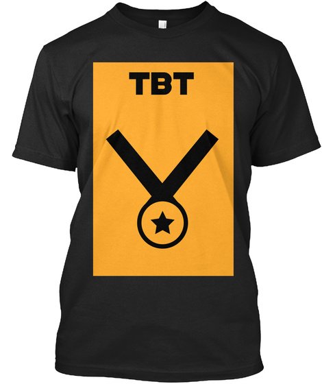 Tbt Black T-Shirt Front
