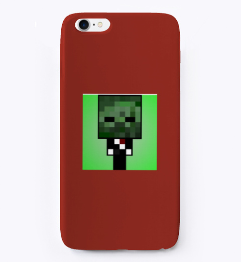 Zombie Maid I Phone Case Dark Red T-Shirt Front