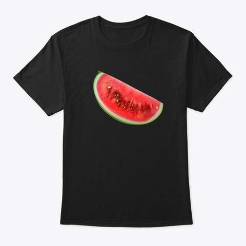 Watermelon Summer Black Kaos Front