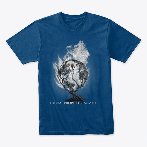 Global Prophetic Summit Cool Blue T-Shirt Front