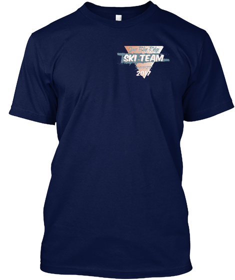 Ski Team 2017 Navy T-Shirt Front