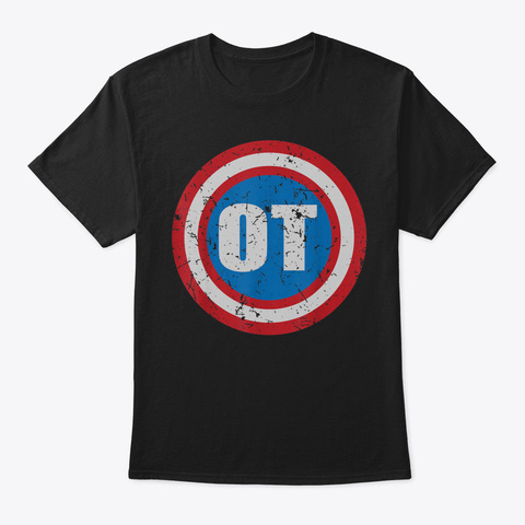 Captain Ot Shield Occupational Therapy O Black Kaos Front