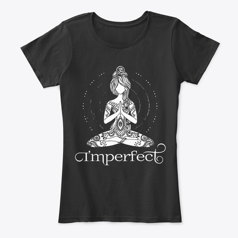 I'mperfect Tee! Black T-Shirt Front