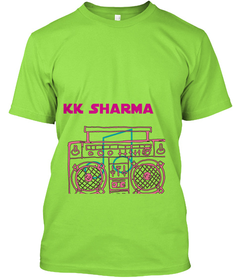Kk Sharma Lime T-Shirt Front