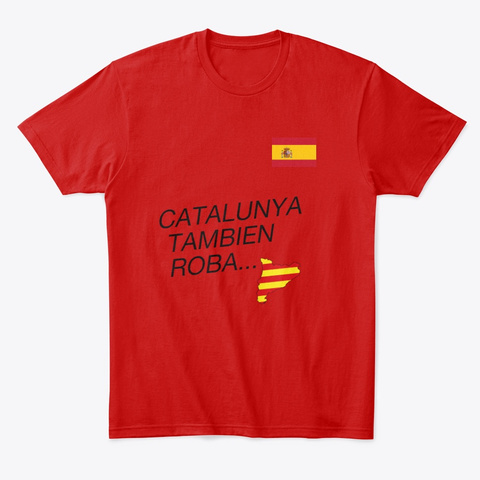 España Classic Red T-Shirt Front