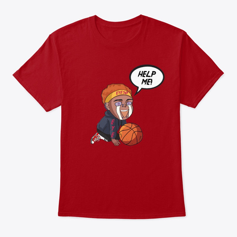 Help Me Steez Deep Red T-Shirt Front