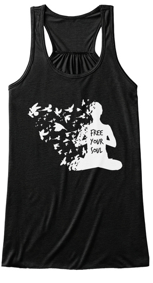 Free Your Soul Black T-Shirt Front