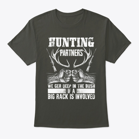 Hunting Partners   Hunter T Shirt Smoke Gray T-Shirt Front