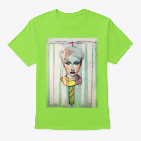 Spinner Lime T-Shirt Front