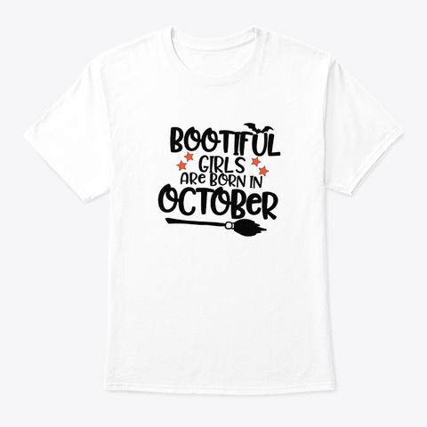 Bootiful Girls October Birthday Shirts