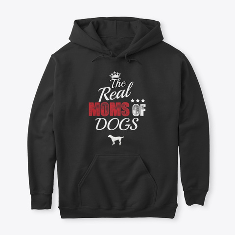 He Real Mom Of German Wirehaired Pointer Black Camiseta Front