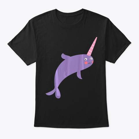 Purple Narwhal Unicorn Shirt Magical Tre