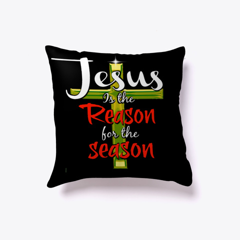 Jesus Reason Black T-Shirt Front