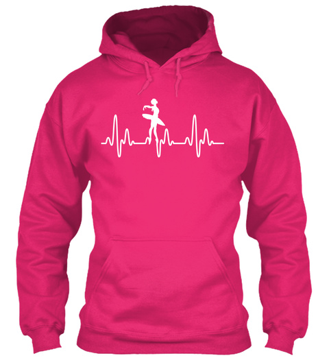Ballet Heartbeat Heliconia T-Shirt Front