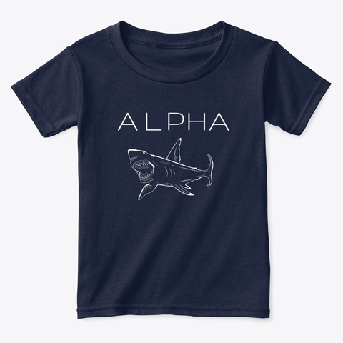 Alpha Navy  T-Shirt Front