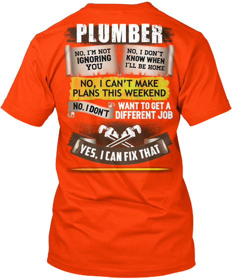 Awesome Plumber Shirt Unisex Tshirt