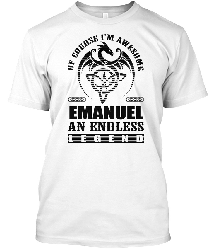 Details about   Emanuel Legend Black Men Hanes Tagless Tee T-Shirt 
