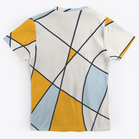 Abstract Classic Colorful Minimal Art Standard T-Shirt Back