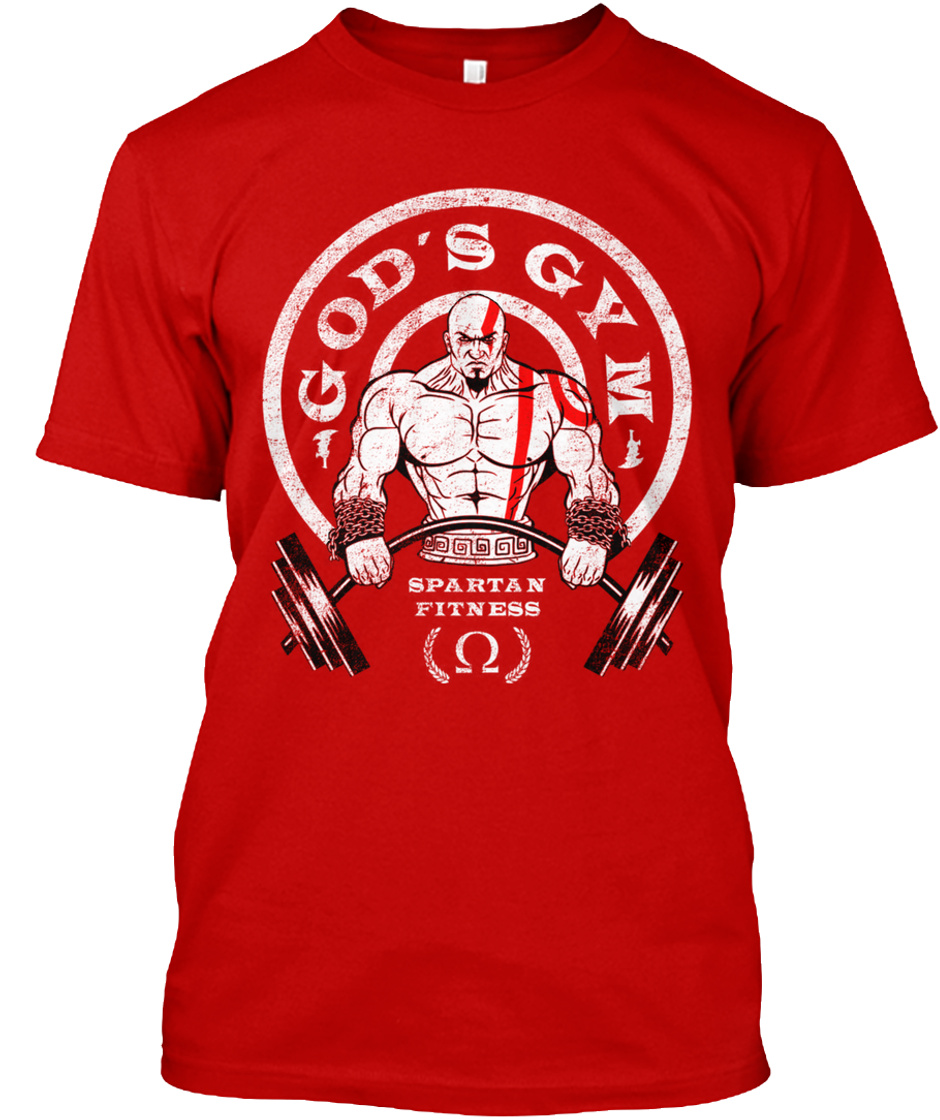 Short-Sleeve Unisex T-Shirt Spartan At The Gym Fitness Warrior