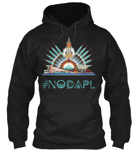 #Nodapl Black T-Shirt Front