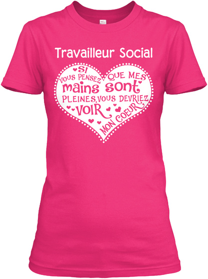 Travailleur Social Heliconia T-Shirt Front
