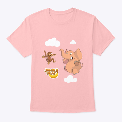 Jungle Beat In The Clouds Pink Tee