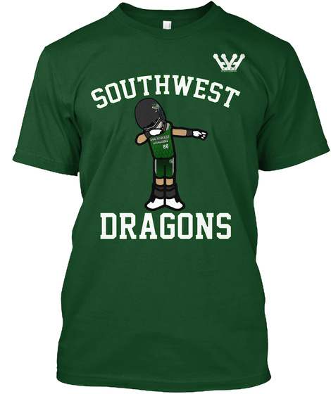 Southwest Dragons Deep Forest T-Shirt Front