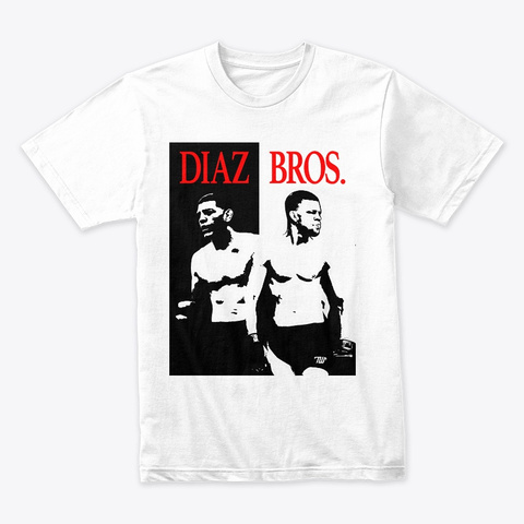 Diaz Brothers Shirt White T-Shirt Front
