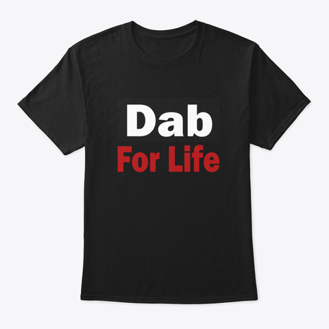 Dab For Life Hbiyd Black Camiseta Front