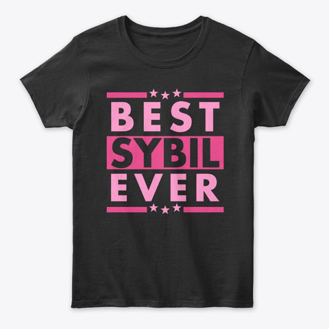 Best Sybil Ever Black Camiseta Front