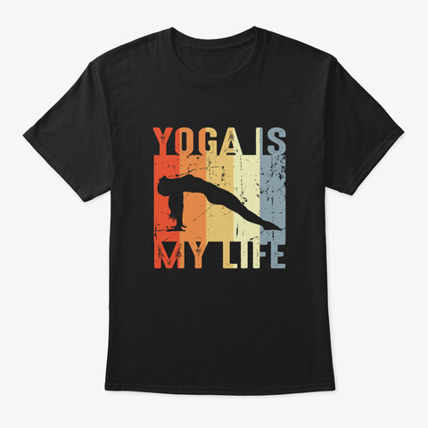 Mantra Yoga Black T-Shirt Front