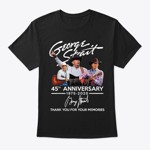 Thank You For The Memories George Gift S Black T-Shirt Front