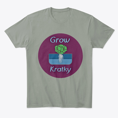 Grow Kratky Grey T-Shirt Front