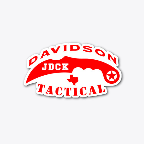 Davidson Tactical Decal 3"X5" Die Cut 2 Standard T-Shirt Front